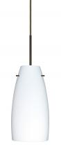 Besa Lighting 1JC-151207-BR-L - Besa Tao 10 Pendant Bronze Opal Matte 1x100W Medium Base, 15Ft. Cord