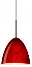 Besa Lighting 1JC-4470MA-LED-BR - Besa Vila LED Pendant Magma Bronze 1x9W LED