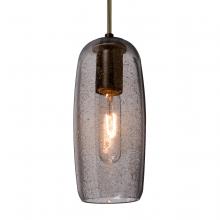 Besa Lighting 1JC-PINOT9SM-BR-L - Besa, Pinot 9 Cord Pendant, Smoke Bubble, Bronze FInish 1x60W Incandescent, 15Ft. Cor