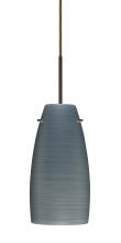 Besa Lighting 1JT-1512TN-BR-L - Besa Tao 10 Pendant Bronze Titan 1x100W Medium Base, 15Ft. Cord