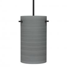 Besa Lighting 1JT-4005TN-BK - Besa Tamburo 5 Pendant, Titan, Black Finish, 1x100W MAX E26 Base