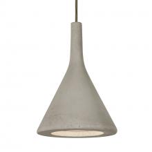 Besa Lighting 1JT-GALATN-LED-BR-L - Besa Gala Pendant, Tan, Bronze Finish, 1x9W LED, 15Ft. Cord