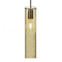 Besa Lighting 1JT-JUNI16GD-BR-L - Besa, Juni 16 Cord Pendant, Gold Bubble, Bronze, 1x60W Medium Base, 15Ft. Cord