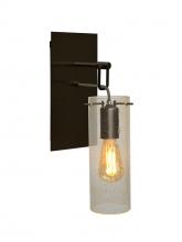 Besa Lighting 1WP-JUNI10GD-EDIL-BR - Besa Juni 10 Wall Pendant, Gold Bubble, Bronze Finish, 1x4W LED Filament