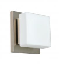 Besa Lighting 1WS-773507-SN - Besa Wall Alex Satin Nickel Opal Matte 1x50W G9