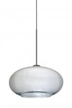 Besa Lighting 1XC-2492SF-BR - Besa Pendant Brio 7 Bronze Silver Foil 1x35W Halogen