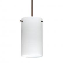 Besa Lighting 1XC-4404KR-BR-277 - Besa Stilo 7 Pendant Bronze Chalk 1x50W Halogen, 277V