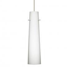 Besa Lighting 1XT-567407-SN-277 - Besa Camino Pendant Satin Nickel Opal Matte 1x50W Halogen, 277V