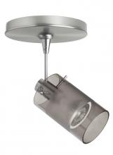 Besa Lighting 1SP-6524ES-LED-SN - Besa Scope Spotlight 1Sp Smoke/Frost Satin Nickel 1x7W LED Mr16