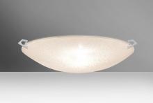 Besa Lighting 8419GL-LED-SN - Besa Ceiling Sonya 17 Satin Nickel Glitter 3x11W LED