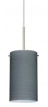 Besa Lighting B-4404TN-MED-SN - Besa Stilo 7 Pendant For Multiport Canopy Satin Nickel Titan 1x40W B10 Med