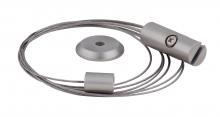 Besa Lighting R12-CBL60-SN - Besa 5Ft. Adjustable Cable Support Satin Nickel