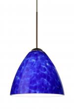 Besa Lighting RXP-177986-LED-BR-L - Besa Pendant Mia Bronze Blue Cloud 1x5W LED, 15Ft. Cord