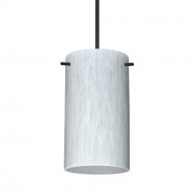 Besa Lighting RXP-440419-BK-277-DIM010 - Besa Stilo 7 Pendant Black Carrera 1x50W Halogen, 277V, 0-10V Dimming