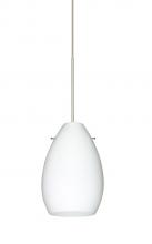 Besa Lighting X-171307-SN - Besa Pendant For Mulitport Canopy Pera 6 Satin Nickel Opal Matte 1x50W Halogen