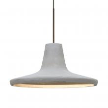 Besa Lighting X-MODUSNA-LED-BR-L - Besa Modus Cord Pendant For Multiport Canopy, Natural, Bronze Finish, 1x9W LED, 15Ft.