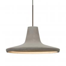 Besa Lighting X-MODUSTN-LED-BR-L - Besa Modus Cord Pendant For Multiport Canopy, Tan, Bronze Finish, 1x9W LED, 15Ft. Cor