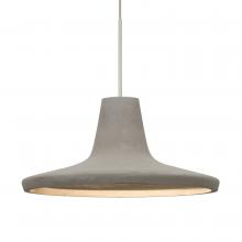 Besa Lighting X-MODUSTN-LED-SN-L - Besa Modus Cord Pendant For Multiport Canopy, Tan, Satin Nickel Finish, 1x9W LED, 15F