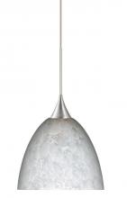 Besa Lighting 1XC-757019-LED-SN - BESA PENDANT SASHA SATIN NICKEL CARRERA 1X6W LED