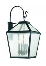 Savoy House 5-102-BK - Woodstock 4-Light Outdoor Wall Lantern in Black