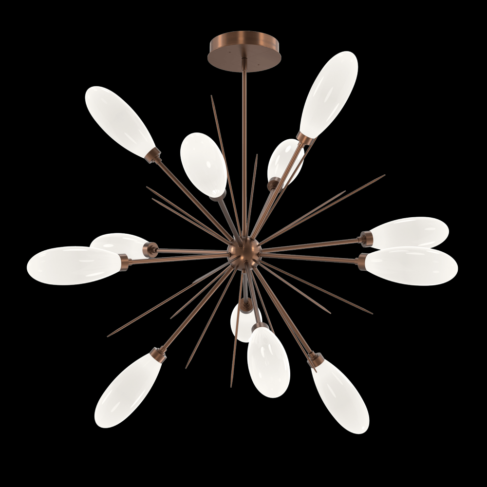 Fiori  Starburst Chandelier - 46&#34; -Oil Rubbed Bronze