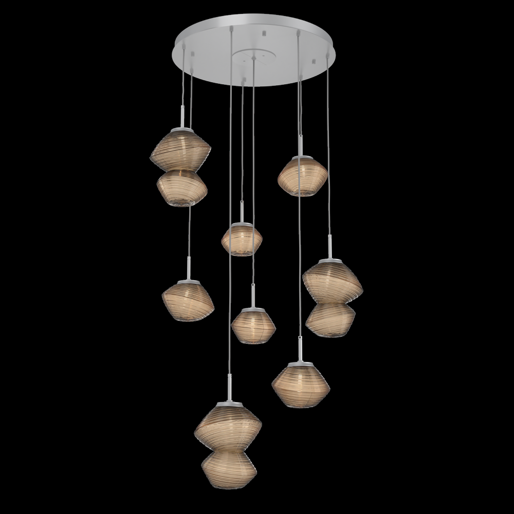 Mesa Round 8pc Multi-Pendant