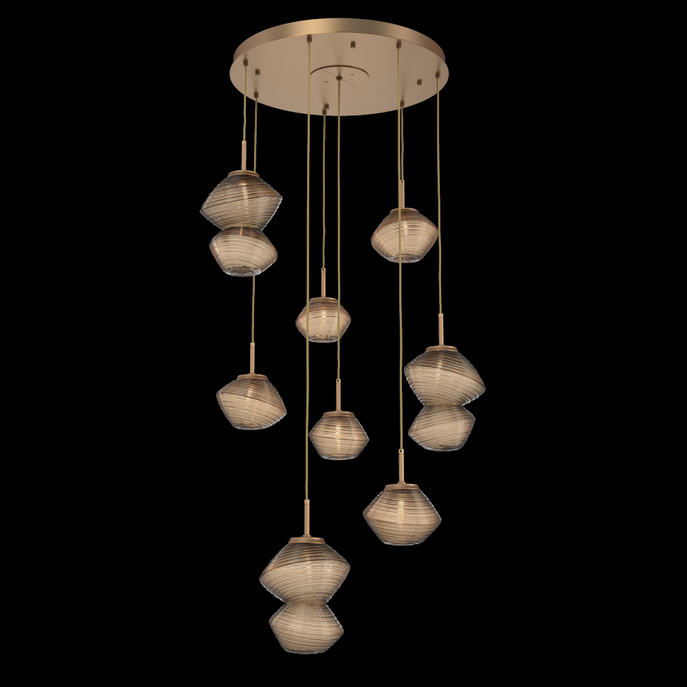 Mesa Round 8pc Multi-Pendant