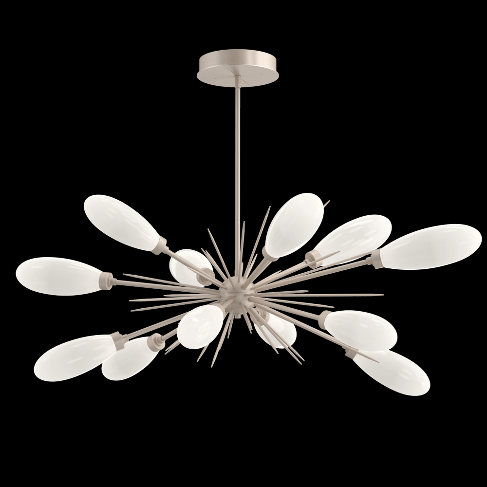 Fiori Oval Starburst Chandelier 50&#34;