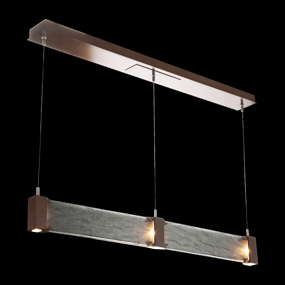 Parallel Linear Suspension-Gunmetal-Granite Glass