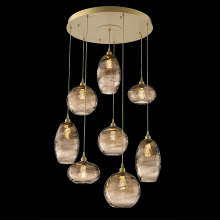 Hammerton CHB0048-08-GB-OB-C01-E2 - Misto Round 8pc Multi-Pendant