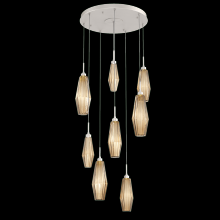 Hammerton CHB0049-08-BS-RB-C01-L1 - Aalto Round 8pc Multi-Pendant