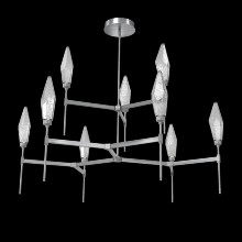 Hammerton CHB0050-54-GM-CS-001-L1 - Rock Crystal Round Chandelier-54-Gunmetal