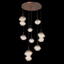 Hammerton CHB0089-08-BB-A-C01-L1 - Mesa Round 8pc Multi-Pendant