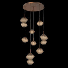 Hammerton CHB0089-08-BB-B-C01-L1 - Mesa Round 8pc Multi-Pendant