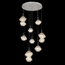 Hammerton CHB0089-08-BS-A-C01-L1 - Mesa Round 8pc Multi-Pendant