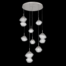 Hammerton CHB0089-08-BS-C-C01-L1 - Mesa Round 8pc Multi-Pendant