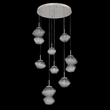 Hammerton CHB0089-08-BS-S-C01-L1 - Mesa Round 8pc Multi-Pendant