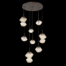 Hammerton CHB0089-08-FB-A-C01-L1 - Mesa Round 8pc Multi-Pendant