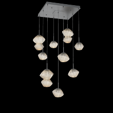 Hammerton CHB0089-09-GM-A-C01-L1 - Mesa Square Pendant Chandelier