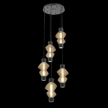 Hammerton CHB0089-D5-MB-B-C01-L3 - Mandrel Round 5pc Multi-Pendant - Mesa