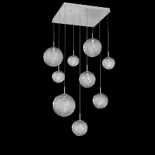 Hammerton CHB0092-09-CS-S-C01-L3 - Gaia Square Multi-Pendant Chandelier