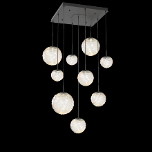 Hammerton CHB0092-09-MB-A-C01-L3 - Gaia Square Multi-Pendant Chandelier