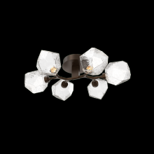 Hammerton CLB0039-01-FB-C-L1-RTS - Gem 6-Light Flush Mount-Flat Bronze