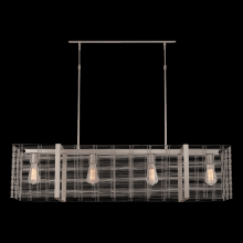 Hammerton PLB0020-74-BB-0-001-E2 - Downtown Mesh Linear Suspension-74-Burnished Bronze