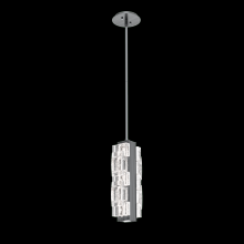 Hammerton LAB0087-01-GM-TE-001-L2 - Tessera Pendant-Gunmetal-Tetro Cast Glass