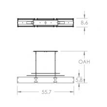 Hammerton PLB0026-0E-BS-IW-001-L1 - Urban Loft Parallel Linear - 55-Inch (LED)