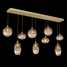 Hammerton PLB0048-09-GB-OB-C01-E2 - Misto Linear 9pc Multi-Pendant