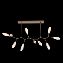 Hammerton PLB0049-BC-BB-RA-001-L1 - Aalto 10pc Branch-Burnished Bronze-Optic Rib Blown Glass