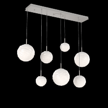 Hammerton PLB0092-07-BS-WL-C01-L3 - Gaia Linear Multi-Pendant Chandelier