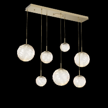 Hammerton PLB0092-07-GB-A-C01-L1 - Gaia Linear Multi-Pendant Chandelier